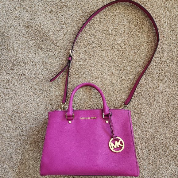 Michael Kors Collection Bags Michael Kors Hot Pink Crossbody Bag